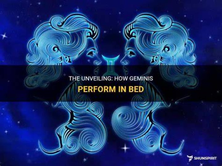 Are Geminis good in bed?