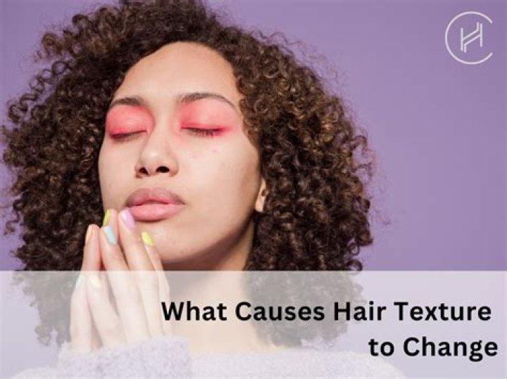Can stress change hair texture?