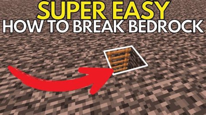 Can you break real bedrock?