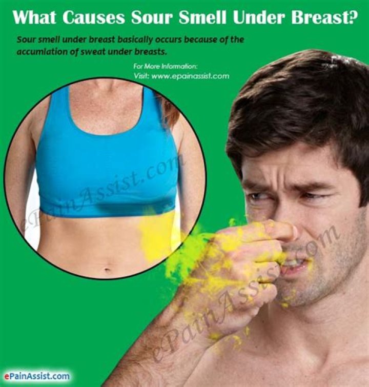 How do I get rid of the smell under my breasts?