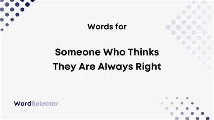 How do you deal with a spouse who thinks they are always right?