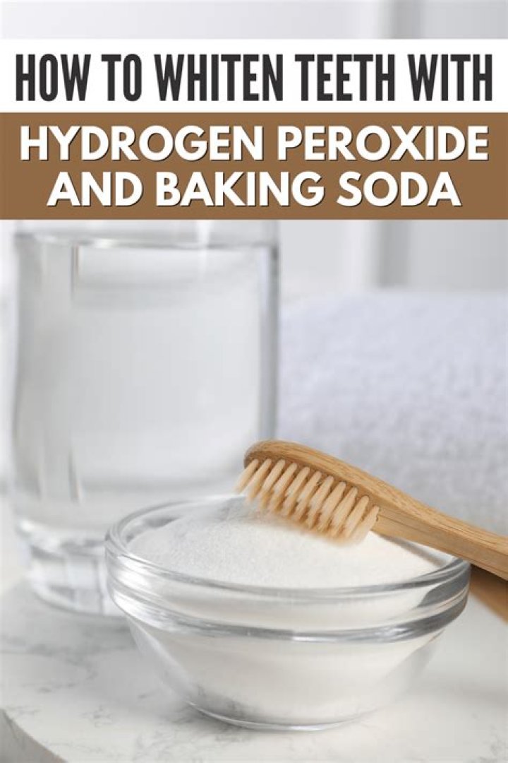 How long does hydrogen peroxide and baking soda take to whiten teeth?