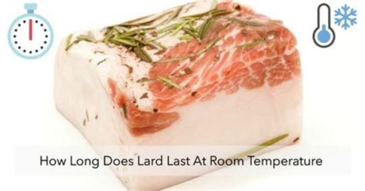 How long does lard last?
