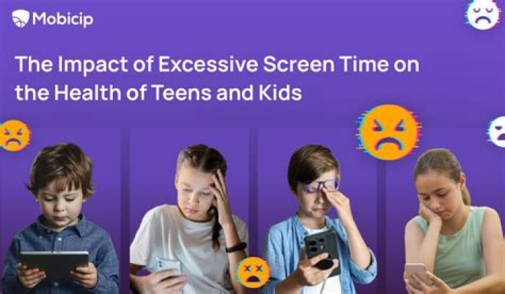 What can Excessive screen time lead to in children?
