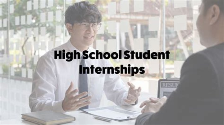 What do NASA high school interns do?
