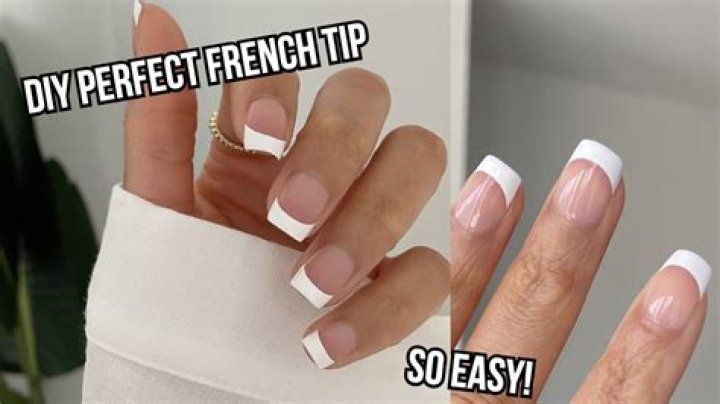 What does French tip nails mean?