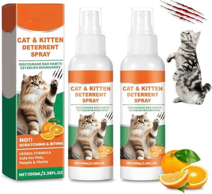 What is a natural cat deterrent?