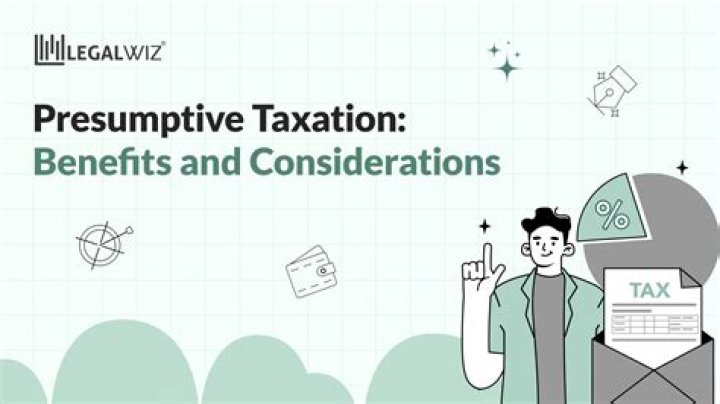 Who is eligible for presumptive taxation?