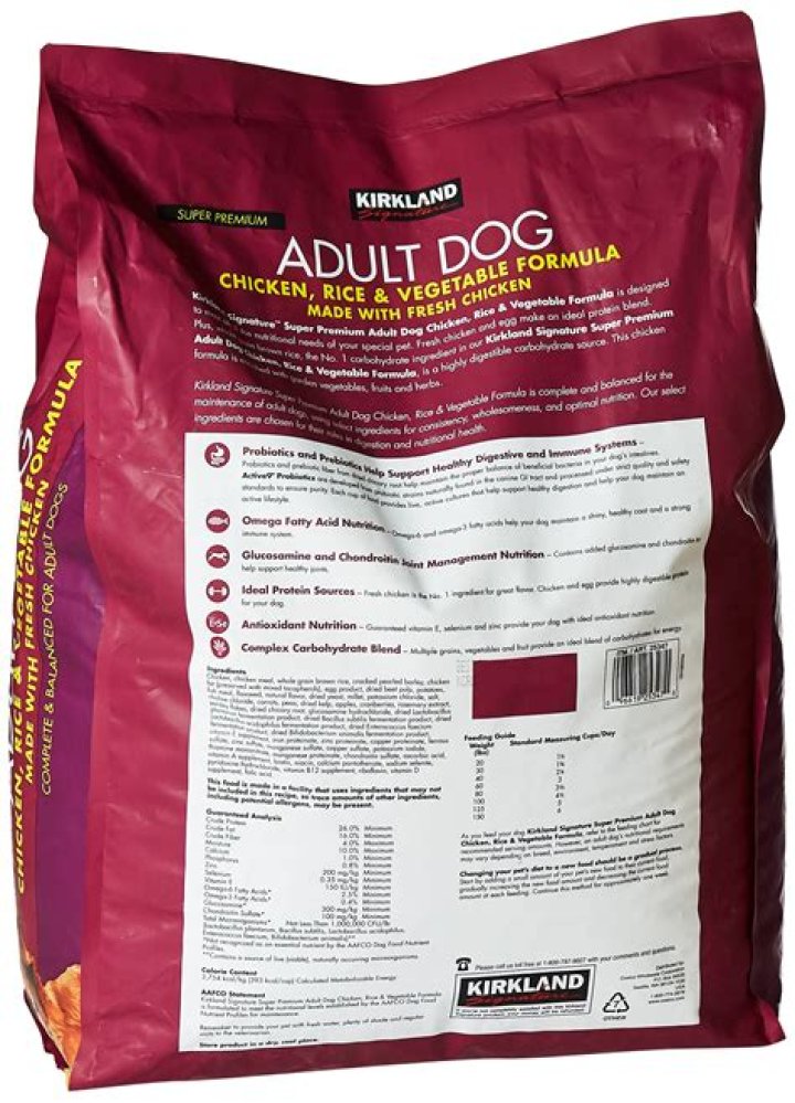 Who makes Costco Kirkland dog food?